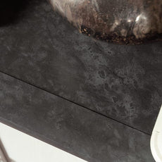 Sauder Palladia Book Shelf, Bookshelf with Storage, Library Bookcase with Doors and Adjustable Shelves, in Glacier Oak Finish