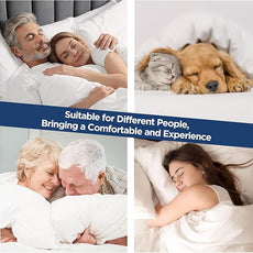 Enhomee 3 Inch Memory Foam Mattress Topper, Queen Mattress Topper with Cooling Gel and Washable Tencel Cover for Master Bedroom, Guest Room, Soft & Pressure Relief & Breathable, CertiPUR-US Certified