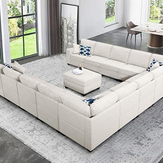 Legend Vansen Modular Sectional Sofa L Shaped Couch with Ottoman Modern Reversible Corner Sectional Couch for Living Room