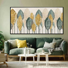 CHUDANHAO Vintage Wall Decor Gold Foil Wall Art Abstract Home Decorations Textured Artwork for Walls 24