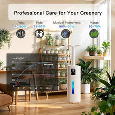 Smart Humidifiers for Large Room Bedroom Home 1800 sq.ft, 17L/4.5Gal Large Humidifier with Extension Tube & 3 Mist Modes, Top Fill Whole House Cool Mist Humidifiers for Plant Commercial Office