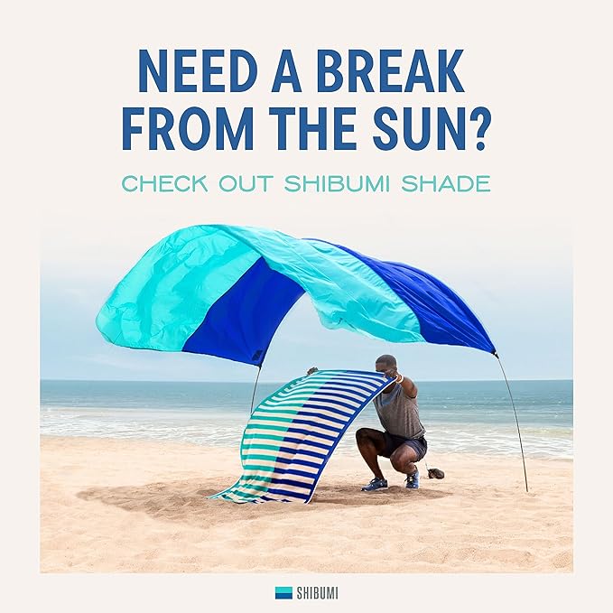 Shibumi Luxe Towel, Shady Days, 35"" x 68"", Oversized and Lightweight Beach Towel, Extra Soft Velour Front and Absorbent Terry Back, 100% Cotton & Machine Washable