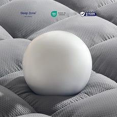 SLEEP ZONE Mattress Topper Full Size, Extra Thick Fitted Mattress Pad for Back Pain, Plush and Support Mattress Cover, Deep Pockets Mattress Protector, Hotel Quality (Grey, Full)