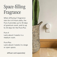 Pura x Studio McGee Home Scent Refill - Smart Air Diffuser - Up to 120-Hours of Luxury Fragrance per Refill - Home Essential - Clean & Safe Diffuser Fragrance - 2 Pack, Winter Bayberry