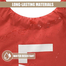 DOKEHOM 90L Large Laundry Basket, Collapsible Laundry Bag, Freestanding Tall Clothes Hamper, Foldable Washing Bin (Red)