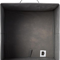 Amazon Basics Collapsible Fabric Storage Cube Bins Organizer with Handles, Sturdy, Gray, 13-x-13-x-13-inch, Pack of 6