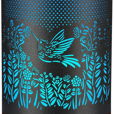 Metal Essential Oils Diffuser 150ML Aromatherapy Diffuser Cool Mist Humidifier with 7 Colors Lights Waterless Auto Off Air Diffusers as Gifts for Moms Women Girls (D-Hummingbird)