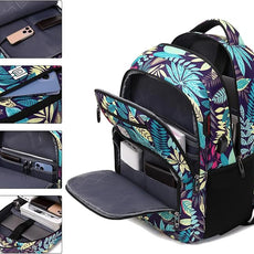 Laptop Backpack,Business Travel Anti Theft Slim Durable Laptops Backpack with USB Charging Port,Water Resistant College Computer Bag for Women & Men Fits 15.6 Inch Laptop and Notebook