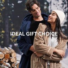 DAVID ARCHY Men's Hooded Robe Soft Coral Fleece Microfiber Bathrobe