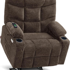 MCombo Oversized Power Lift Recliner Chair with Extended Footrest, Extra Wide 27.2