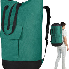 Laundry Bag for College,115L Laundry Backpack Extra Large Heavy Duty, College Dorm Essentials Laundry Bag with Straps, Heavy Duty Dirty Clothes Bag for Camping, Apartment and Laundromat