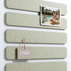 Cork Board Alternative Felt Strip Board 5-Pack 13