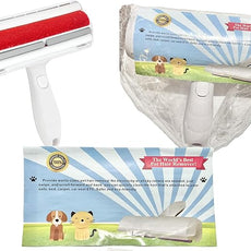 Pet Hair Remover Roller – Reusable Lint Roller for Dog & Cat Hair – Self-Cleaning Fur Remover for Furniture, Clothes, Car Seats – No Sticky Sheets – Eco-Friendly Gift for Pet Owners