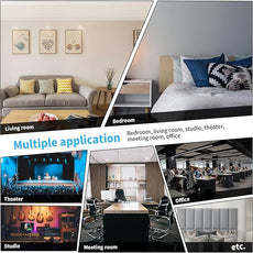 Art3d Peel and Stick Headboard for Full in Grey, Pack of 6 Panels Sized 9.84