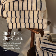 Brooklinen Super-Plush Turkish Cotton Bath Sheets - Set of 2 - Cotton, 820 GSM, Highly Absorbent, Machine Washable, Perfect for Home & Bathroom (40