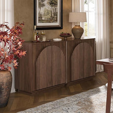 win2win Fluted Sideboard Buffet Cabinet with Storage, 31.5