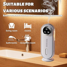 Waterless Essential Oil Diffuser for Home and Car Portable Aromatherapy Diffuser with 7 Mist Modes 1800mAh Rechargeable Battery Operated Scent Diffuser for Large Room Bedroom Office Bathroom