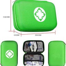 Car-Home Survival First-Aid Kit Emergency-Kit - Green 273Piece Equipment Travel Supplies First Aid Set Home Essentials Camping Hiking YIDERBO