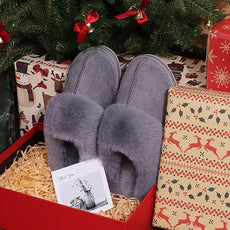 KuaiLu Womens Fluff Dual Memory Foam Slippers Ladies Cozy Arch Support Warm Scuff Slippers Slip on Comfy Winter House Shoes with Non-Slip Indoor Outdoor Hard Sole