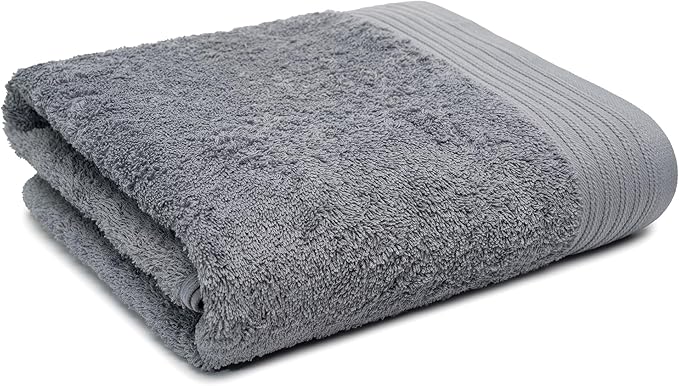 100% Cotton Towels 35" X 70" | Dark Grey Towels Set of 1 Ultra Soft and Highly Absorbent Bath Towel Set Cotton, Gym, Hotel, Spa, Machine Washable