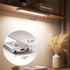 Joyzy 3 Pack Over Sink Light Battery Operated Closet Lightings LED Rechargeable Motion Sensor Counter Light Indoor Magnetic Dimmable Above Kitchen Stove Lights, Wireless Under Cabinet Lights