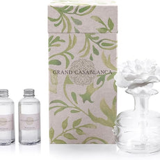 Zodax Grand Casablanca Porcelain Oil Diffuser - 6.76 oz -Wild Tuberose