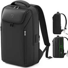 Expandable Travel Backpack, Business Laptop Backpack,Commute Backpack with USB Charging Port fit 15.6 Inch Laptop