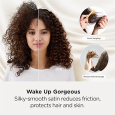 Bedsure King Size Satin Pillowcase Set of 2 - Light Turquoise Silky Pillow Cases for Hair and Skin with Envelope Closure, Similar to Silk Pillow Cases, Gifts for Women Men, 20x36 Inches, 2pcs