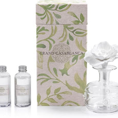 Zodax Grand Casablanca Porcelain Oil Diffuser - 6.76 oz -Lily of the Valley