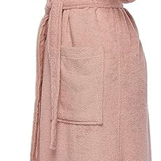 Arus Women's Hooded Classic Bathrobe Turkish Cotton Robe with Full Length Options