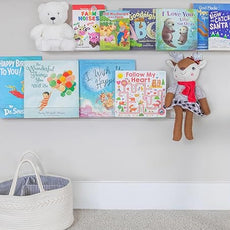 Rebecca Luxurious Acrylic Floating Shelves for Wall - 2 Pack of 24