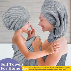 Preboun 12 Pcs Bath Towels and Washcloths 4 Sets Microfiber Bathroom Beach Pool Towel Set Quick Dry Coral Velvet Highly Absorbent for Fitness Sports Shower Travel Spa Hotel(Light Gray)