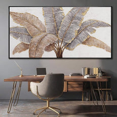 CHUDANHAO Botanical Wall Art Vintage Pictures Wall Decor Grey and Gold Photo Prints Line Wall Hangings 24