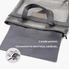 Mesh Shower Caddy Bag Portable Hanging Toiletry and Bath Organizer with Zipper for Travel, Gym, Camping, College Dorms, Beach