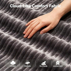 Large 7 Seat Modular Sectional Sofa with Ottoman Seat Corduroy Sleeper Sectional Sofa Bed Oversized Convertible Modular Couch for Living Room