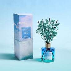 COCORRÍNA Reed Diffuser - Niagara Falls 6.7 Fl.oz Reed Diffuser Set with 8 Sticks & Preserved Baby's Breath, Reed Diffuser for Home Bathroom Shelf Decor