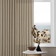 Extra Long Pinch Pleated Linen 108 Inch Curtains 2 Panels Set for Living Room Bedroom Farmhouse Tan Brown Cotton Flax Back Tab Memory Shape Pinch Pleat Ceiling Floor Window Curtains 9 FT Grey Beige