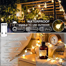 suddus String Lights for Bedroom, 99ft 300 Led Connectable Globe String Lights Indoor, Hanging Fairy Lights Plug in with Remote for Kids Room Dorm Classroom Outdoor Christmas Tree Decor, Warm White