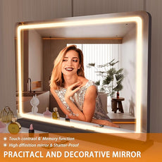 Hasipu Vanity Mirror with Lights, 31.5