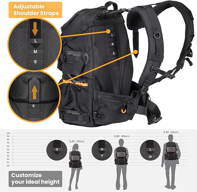 TARION 27L Large Waterproof Camera Backpack - 2 in 1 Professional Camera Bags for Photographers with 15.6" Laptop Compartment & Raincover & Tripod Holder (PB01)