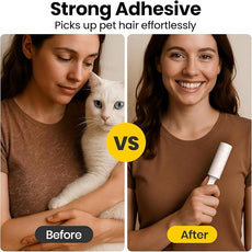 DELOMO Mini Lint Rollers Travel Size 8 Pack (240 Sheets Total) – Extra Sticky Lint Roller for Pet Hair, Clothes, Furniture & Car – Compact Portable Design for On-The-Go Quick Cleanups