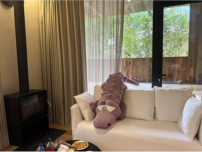 Hofun4U Alligator Plush Pillow, 67 inch Alligator Stuffed Animal, Home Decor Christmas Valentine’s Birthday Gift for Boys Girls Adults Kids (Purple)