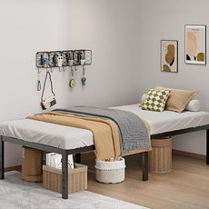 Metal Bed Frame Twin XL Size - 16 Inch Heavy-Duty Twin XL Platform Bed Frame No Box Spring Needed, Easy Assembly, Noise-Free, Sturdy Mattress Foundation, Underbed Storage Space