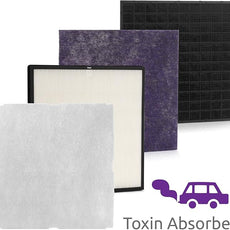 Rabbit Air, MinusA2 Air Purifiers for Home, Ultra Quiet HEPA Air Purifier - Wall Mountable Air Purifiers for Home Large Room, Allergies, Dust, Mold, Smoke & VOCs - (SPA-780A, White, Toxin Absorber)