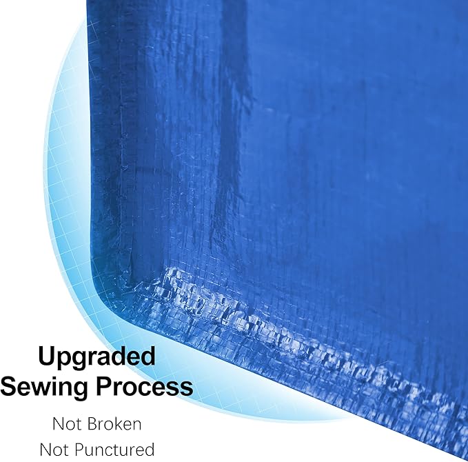 6 Pack Heavy Duty Extra Large Moving Bags W/Backpack Straps - Strong Handles & Zippers, Storage Totes For Space Saving, Fold Flat, Alternative to Box and Bin (40 gal, Multicolor)