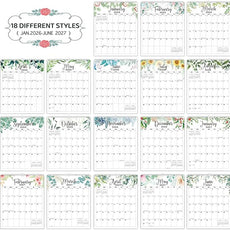 2026 Wall Calendar, 18 Months Calendar, Jan. 2026 - June 2027, 11.8' x 14.6'', Desk Calendar 2026 with Large Blocks, Twin-Wire Binding, Ideal 2026 Calendar for Home, Office, Classroom, or Business Planning