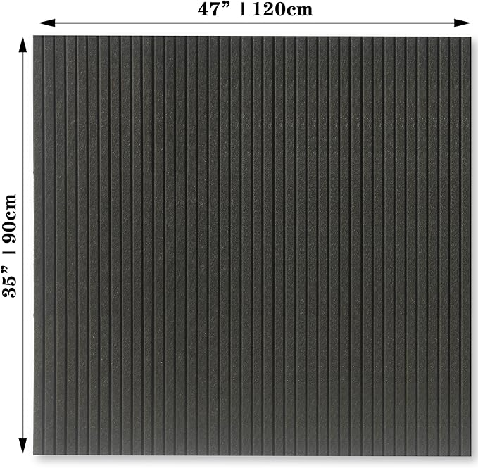 Large Black Cork Board Alternative-12 Pcs Self-Adhesive Felt Bulletin Board Tiles, Felt Pin Board Cork Board Tiles for Home Office Wall Decor, Tack Board 47"x35"