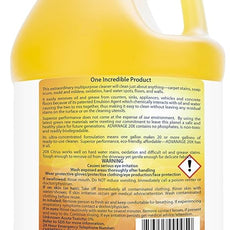 Advanage 20X Cleaner Concentrate Refill 128 oz | All Purpose Multi-Surface Cleaning Concentrate | Replace Every Household Cleaner | Natural and Citrus Scent, Human-Safe Cleaner USA Made