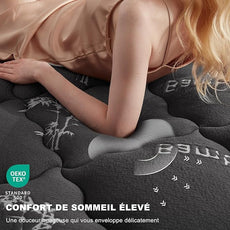 BEDLORE Twin Mattress Topper Viscose Derived from Bamboo, Thick Pillow Top Mattress Pad with Stretchable Pockets for 6