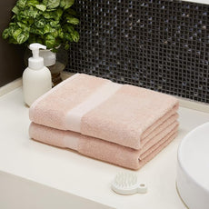 Amazon Basics Fade-Resistant 100% Cotton Bath Towel, 2 Pack, 30